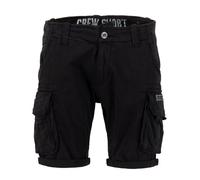 Alpha Industries Shorts Crew Short Schwarz Größe 34