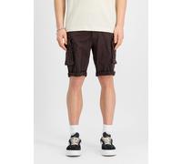 Shorts ALPHA INDUSTRIES "Alpha Industries Men - Shorts Crew Short", Herren, Gr. 33, Normalgrößen, braun (hunter braun), Obermaterial: 98% Baumwolle, 2% Elastan, Futter: 100% Baumwolle, Hosen (52507757