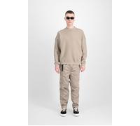 Alpha Industries Crewneck Uv Vintage Sand Größe: L | Pullover Outlet | Herren | Braun