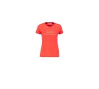 Alpha Industries Crystal T T-Shirt für Damen Radiant Red