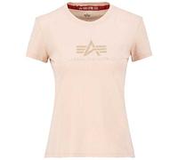 Alpha Industries Crystal T wmn T-Shirt für Damen Pastel Peach