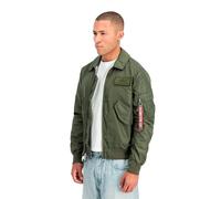 Alpha Industries Herren Bomberjacke CWU-36/P TT Light Slim Dark Olive M