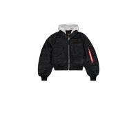 Alpha Industries CWU-45/P Hooded Größe M Schwarz