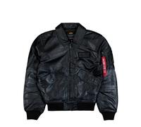 Alpha Industries CWU-45/P Leather Jacket Schwarz in Größe XL