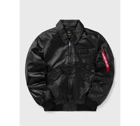 Alpha Industries CWU-45/P Leather Lederjacke Größe M Schwarz