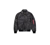 Alpha Industries CWU-45/P Leather MODify Lederjacke Größe M Schwarz