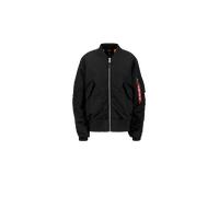 Bomberjacke ALPHA INDUSTRIES "Alpha Industries Women - Bomber Jackets CWU MA-1 NC Wmn" Gr. L/XL, schwarz (black) Damen Jacken Übergangsjacken (81862044-L) black