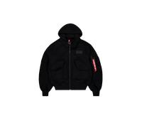 Alpha Industries CWU Zip Hood Wool Größe 2XL Schwarz