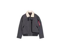 Bomberjacke ALPHA INDUSTRIES "Alpha Industries Men - Cold Weather Jackets DA-3 Bomber" Gr. 2XL, grau (vintage grey) Herren Jacken (21965323-XXL) vintage grey