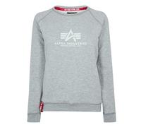 Alpha Industries New Basic Big Logo Sweatshirt Größe XS Grau