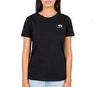 Alpha Industries Damen Basic T-Shirt Small Logo Wmn black M