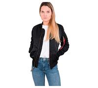 Alpha Industries Damen Bomberjacke MA-1 VF 59 Wmn, Schwarz (Black 03), Medium (Herstellergröße: M)