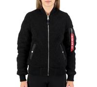 Alpha Industries Damen Fliegerjacke MA-1 VF Teddy Wmn black S