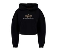 Alpha Industries Damen Hoodie Crystal COS Wmn black L