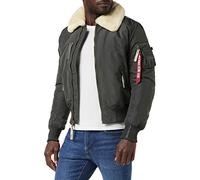 Alpha Industries Damen Injector Iii Für Herren Bomberjacke, Greyblack, 3XL EU
