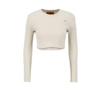 Alpha Industries Damen Longsleeve X-Fit Rib C vintage white L