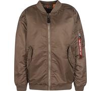 Alpha Industries Damen Ma-1 Core Wmn Für Herren Bomberjacke, Taupe, M-L EU