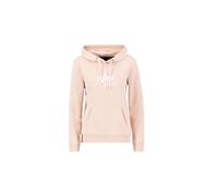 Alpha Industries Damen New Basic Big Logo Hoodie, Pale Peach, S