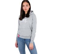 Alpha Industries - New Basic Hoody Damen-Sweatshirt - Grey Heather XS