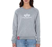 Alpha Industries Damen New Basic Sweater Wmn grey heather L