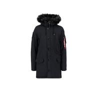 Alpha Industries Damen Polar Jacket, All Black, XL