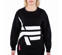 Alpha Industries Damen Sweater Side Logo black S