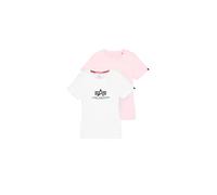 Alpha Industries New Basic Big Logo T-Shirt 2 Pack Größe M
