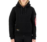 Alpha Industries Damen Teddy Hoody Wmn black L
