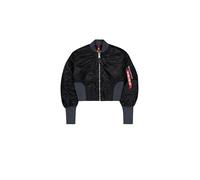 Alpha Industries Waisted MA-1 Bomberjacke Größe M Schwarz