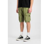 Alpha Industries Division Shorts Größe 2XL Olivgrün