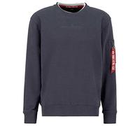 Alpha Industries Double Layer Sweater Sweatshirt für Herren Greyblack