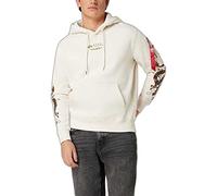 Hoodie ALPHA INDUSTRIES "Alpha Industries Men - Hoodies Dragon EMB Hoody" Gr. 2XL, weiß (jet stream white) Herren Sweatshirts (78235710-XXL)