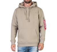 Alpha Industries Herren Hoodie EMB vintage sand XXL