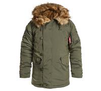 Alpha Industries Winterjacke Explorer dunkelgrün Herren, Größe XL