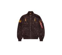 Alpha Industries Falcon II Light Bomberjacke Größe L Dunkelbraun