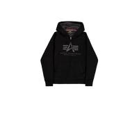 Alpha Industries Fleece Sherpa Hoodie Größe S Schwarz