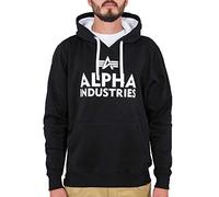 Alpha Industries Foam Print Hoody Kapuzensweat für Herren Black/White