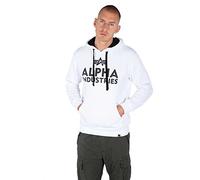 Alpha Industries Foam Print Hoody Kapuzensweat für Herren White