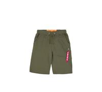 Alpha Industries Freizeithose Short X-Fit Cargo (Terry-Cotton) kurz grün Herren, Größe M