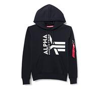 Alpha Industries Herren Hoodie Half Logo Foam rep.blue S