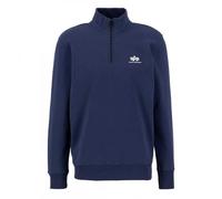 Alpha Industries Half Zip Sweater SL Sweatshirt für Herren Ultra Navy