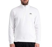 Alpha Industries Half Zip Sweater SL Sweatshirt für Herren White