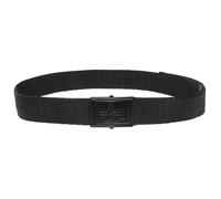 Alpha Industries - Heavy Duty Belt Logo - Gürtel - Black/Black universell