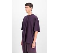 Alpha Industries Heavy T Uv Plum Größe: S | Basic T-Shirts Outlet | Herren | Magenta