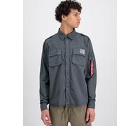 Alpha Industries Hemd Herren grau, M