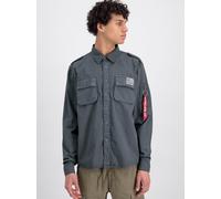 Alpha Industries Hemd Herren grau, S
