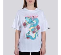 Alpha Industries Heritage Dragon OS Damen T-Shirt, weiss, Größe XL