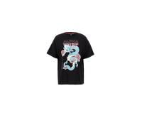 Alpha Industries Heritage Dragon Oversized T-Shirt Größe S Schwarz