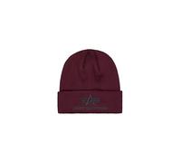 Skimütze ALPHA INDUSTRIES "3D Beanie", Herren, Gr. onesize, schwarz cherry, Obermaterial: 100% Polyacryl, Mützen (70905513-0) schwarz cherry