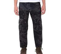 Alpha Industries Herren Agent C Pant Freizeithose, Black Camo, 31